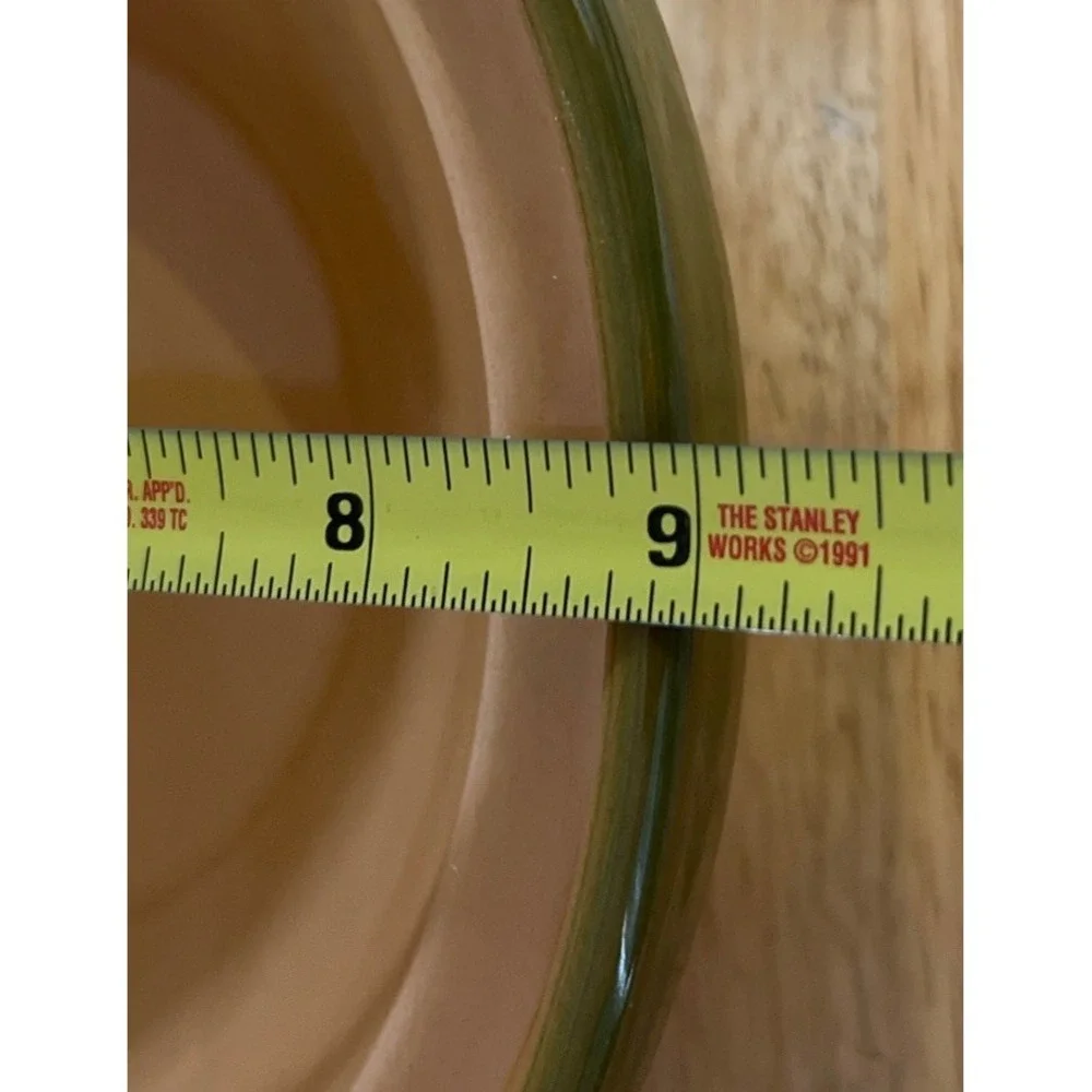 Set Of 2 Val Do Sol Made in Portugal Serving Bowls Golden Yellow Green